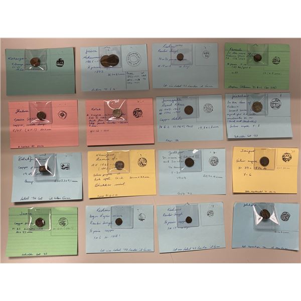 INDIAN STATES: LOT of 23 coins