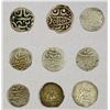Image 1 : GARHWAL & LADAKH: LOT of 9 silver coins