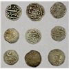 Image 2 : GARHWAL & LADAKH: LOT of 9 silver coins