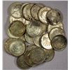 Image 1 : BRITISH INDIA: LOT of 34 silver rupees