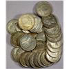 Image 1 : BRITISH INDIA: LOT of 34 silver rupees