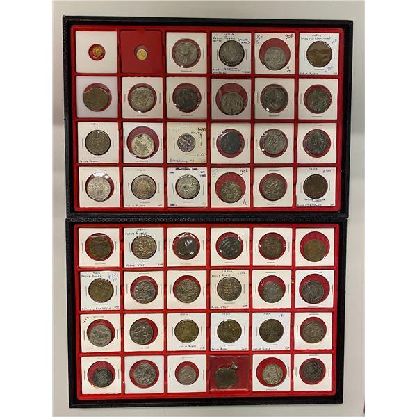 INDIA: LOT of 264 coins & tokens