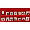 Image 1 : INDIA: LOT of 14 silver coins