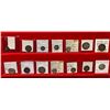 Image 2 : INDIA: LOT of 14 silver coins