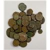 Image 1 : INDIA, etc.: LOT of 46 copper coins