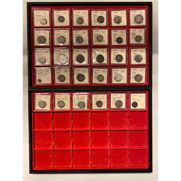 INDIAN AREA: LOT of 77 coins