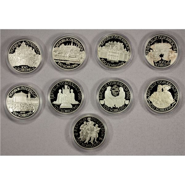 AUSTRIA: LOT of 18 coins