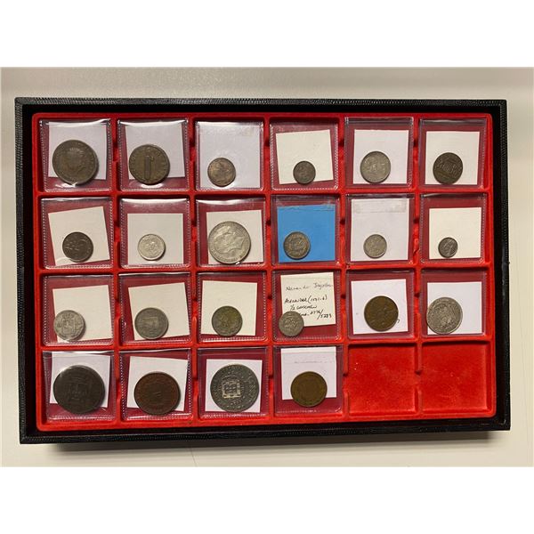 EUROPE: LOT of 22 coins