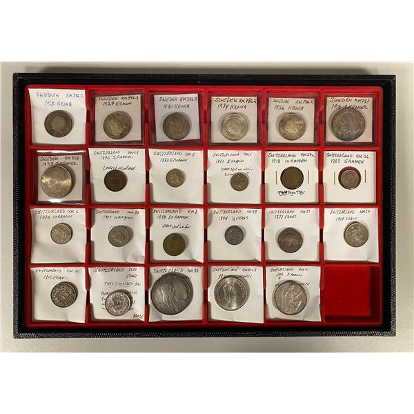 EUROPE: LOT of 23 coins