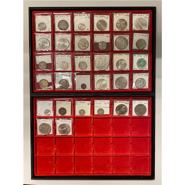 EUROPE: LOT of 32 coins