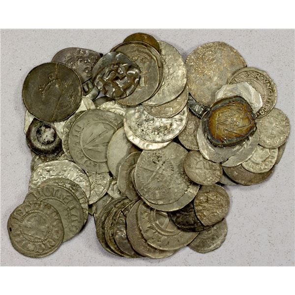EUROPE: LOT of 80 silver coins