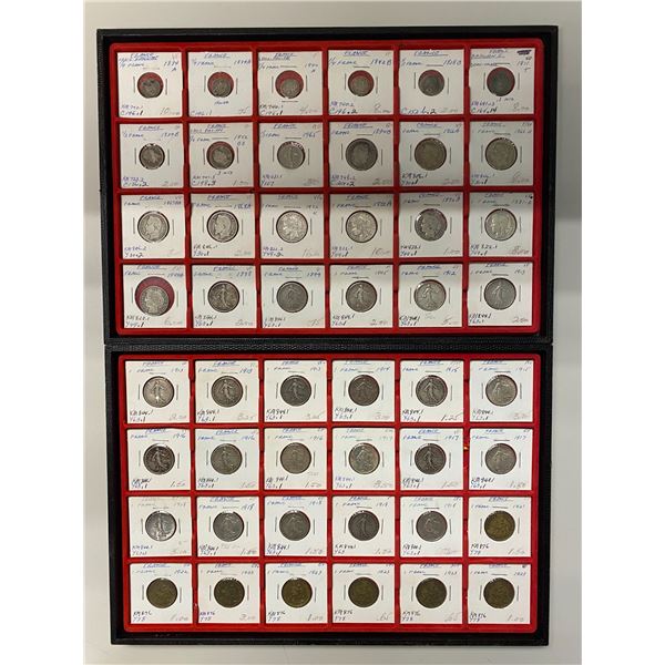 FRANCE: LOT of 105 coins
