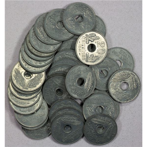 FRANCE: LOT of 40 coins