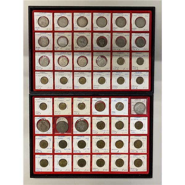 FRANCE: LOT of 72 coins