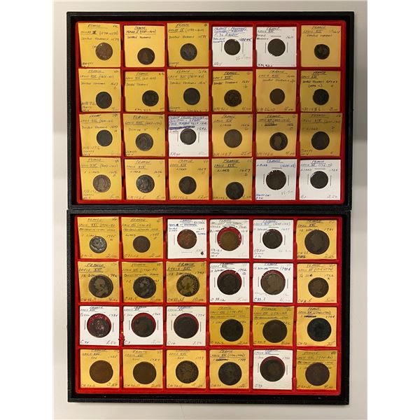 FRANCE: LOT of 76 coins