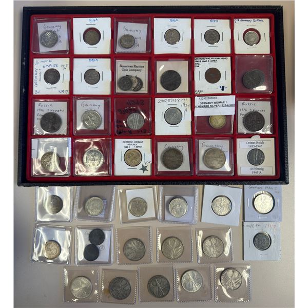 GERMANY: LOT of 49 coins