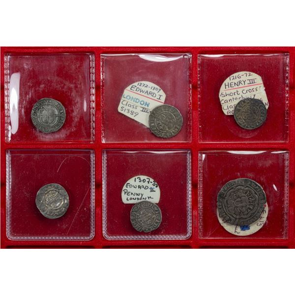 GREAT BRITAIN / ENGLAND: LOT of 6 coins