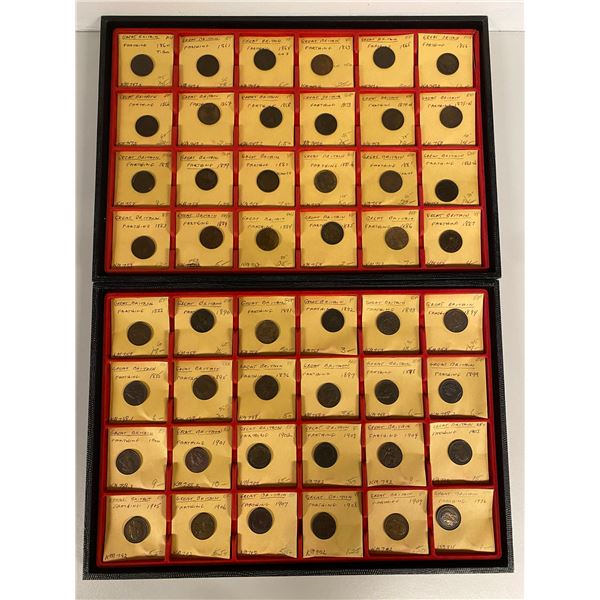 GREAT BRITAIN: LOT of 92 coins