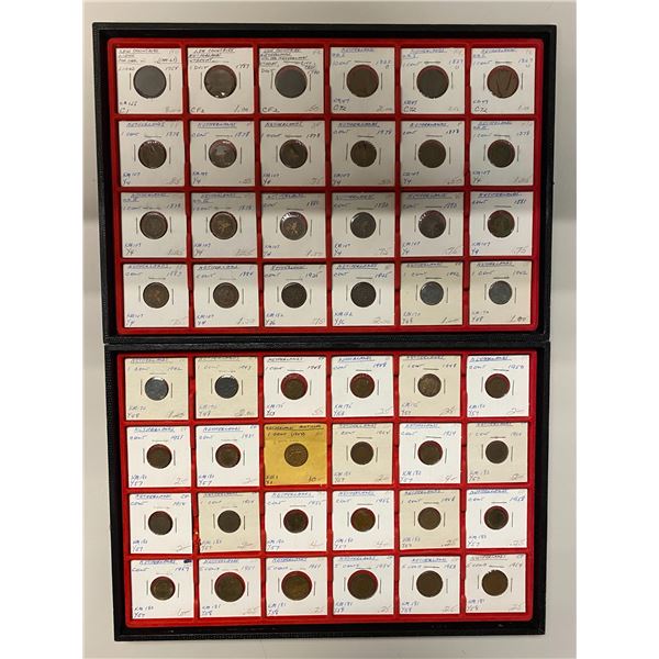 NETHERLANDS: LOT of 134 coins