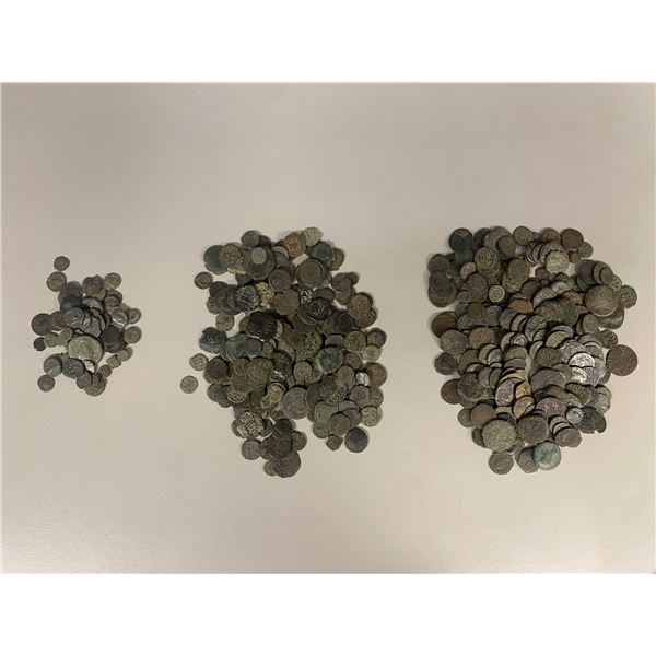 SPAIN: LOT of 449 coins