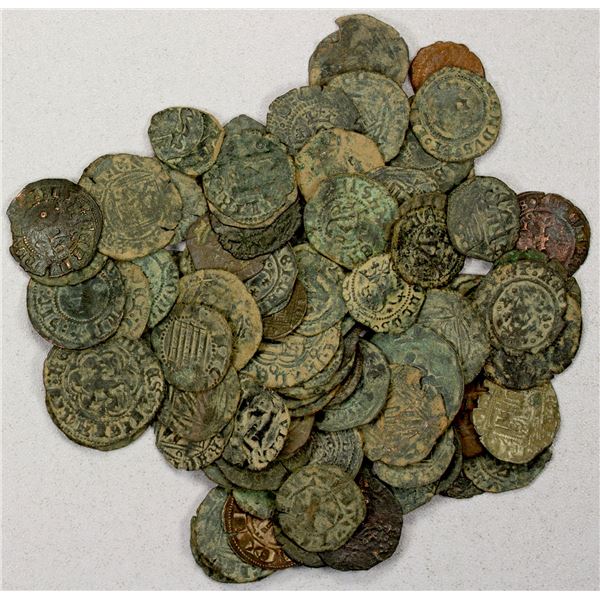SPAIN: LOT of 100 coins