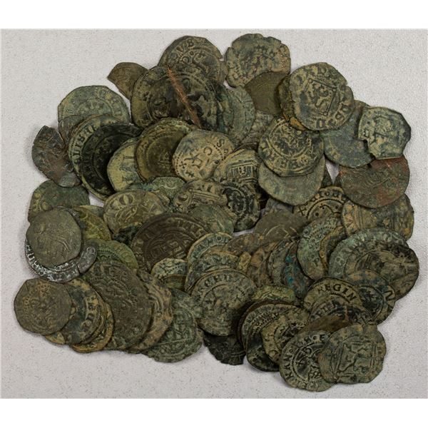 SPAIN: LOT of 100 coins