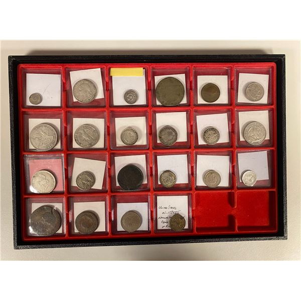 AMERICAS: LOT of 22 coins and tokens