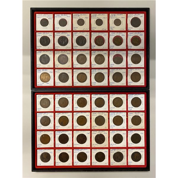 CANADA: LOT of 122 coins