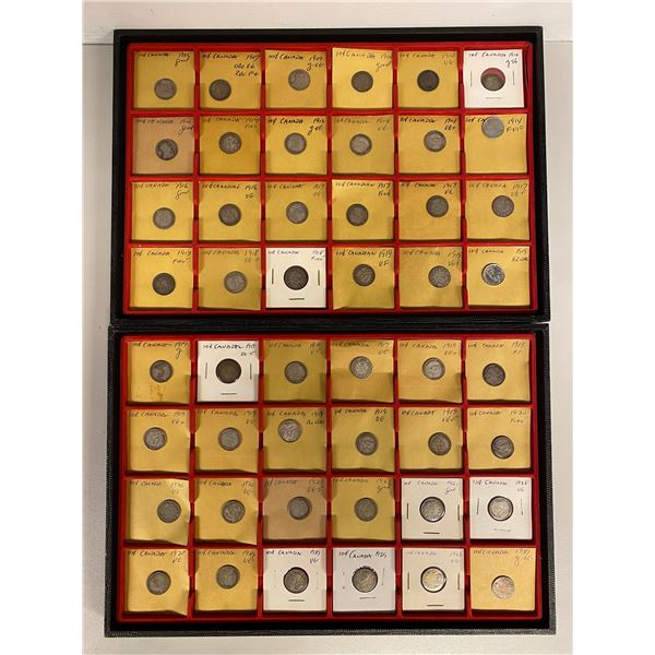 CANADA: LOT of 138 coins