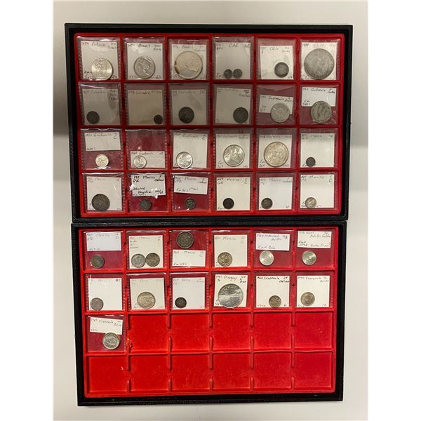 LATIN AMERICA: LOT of 39 coins