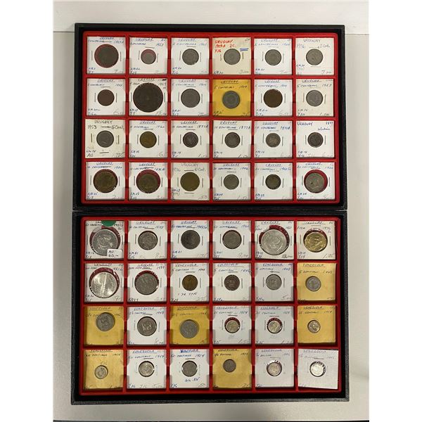 LATIN AMERICA: LOT of 88 coins