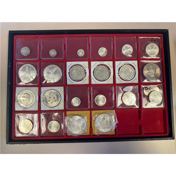 MEXICO: Estados Unidos, LOT of 25 coins