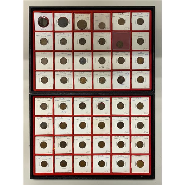 UNITED STATES: LOT of 210 coins