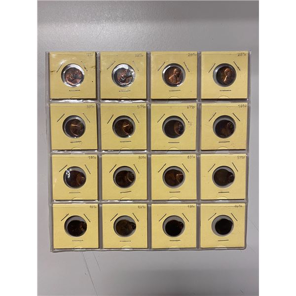 UNITED STATES: LOT of 16 coins