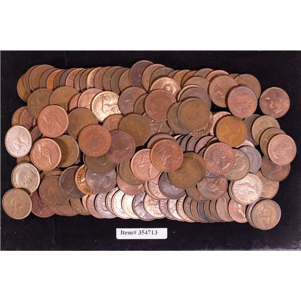 AUSTRALIA: LOT of 171 coins