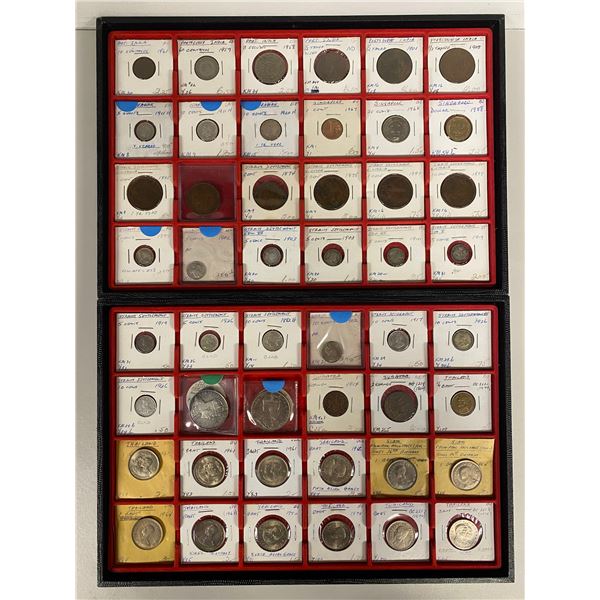 ASIA: LOT of 71 coins