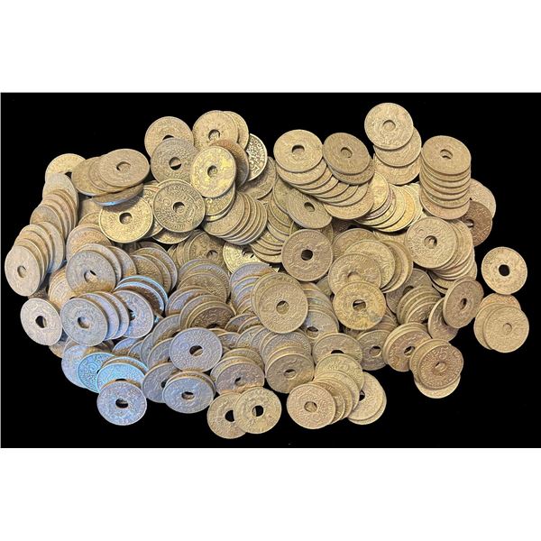 FRENCH INDOCHINA: LOT of 280 coins