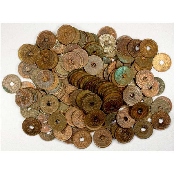 FRENCH INDOCHINA: LOT of 168 coins