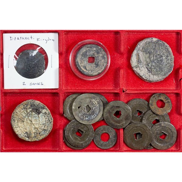 SOUTHEAST ASIA: LOT of 19 coins