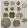 Image 2 : TURKEY: Abdul Hamid II, 1876-1909, LOT of 13 silver coins