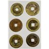 Image 2 : CHINA: QING: Shun Zhi, 1644-1661, LOT of 6 cash coins