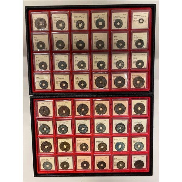 CHINA: LOT of 78 coins