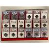Image 1 : CHINA: LOT of 20 certified coins