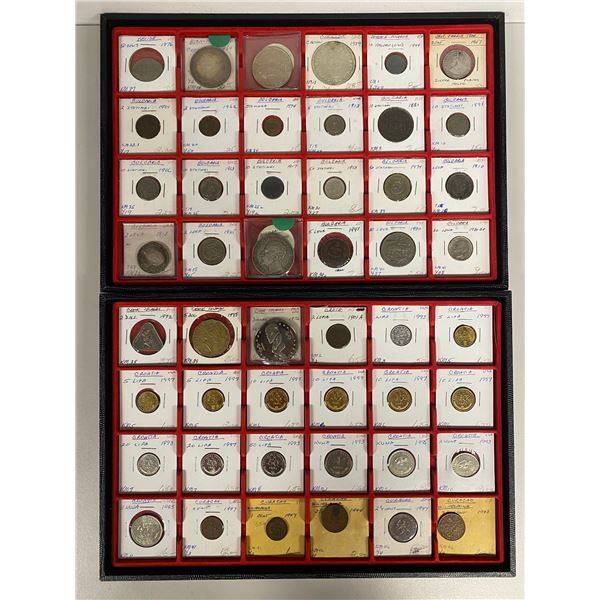 WORLDWIDE: LOT of 117 coins