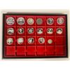 Image 1 : WORLDWIDE: LOT of 17 silver coins
