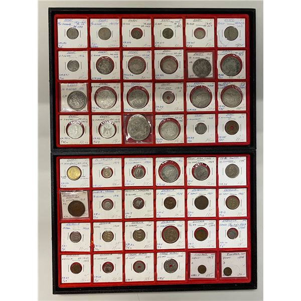 WORLDWIDE: LOT of 56 coins