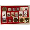 Image 1 : WORLDWIDE: LOT of 17 coins and medals