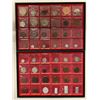 Image 1 : WORLDWIDE: LOT of 133 coins and tokens