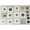 Image 2 : WORLDWIDE: LOT of 17 coins and medals