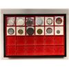 Image 1 : WORLDWIDE: LOT of 12 coins, tokens, and medals